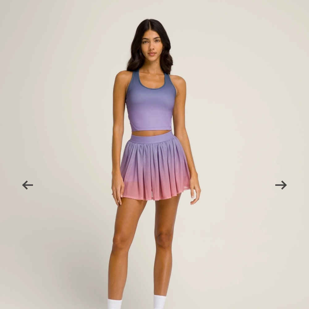 Wilson Purple and Pink Mini Skirt and Tank